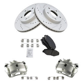TRQ® - Performance Ceramic Brake Kit with Calipers