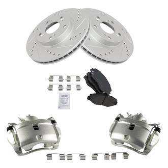 TRQ® - Performance Ceramic Brake Kit with Calipers