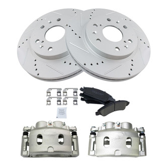 TRQ® - Performance Ceramic Brake Kit with Calipers