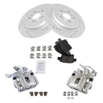 TRQ® - Performance Ceramic Brake Kit with Calipers