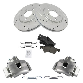 TRQ® - Performance Ceramic Brake Kit with Calipers