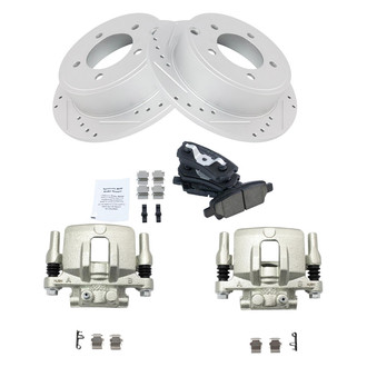 TRQ® - Performance Ceramic Brake Kit with Calipers
