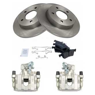 TRQ® - Disc Brake Kit with Ceramic Pads and Calipers