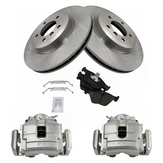 TRQ® - Front Disc Brake Kit with Ceramic Pads and Calipers