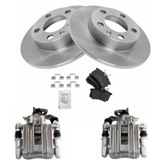 TRQ® - Rear Disc Brake Kit with Ceramic Pads and Calipers