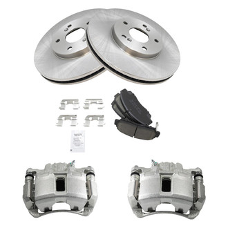 TRQ® - Front Disc Brake Kit with Ceramic Pads and Calipers