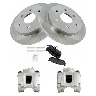TRQ® - Rear Disc Brake Kit with Ceramic Pads and Calipers