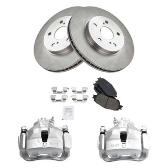 TRQ® - Disc Brake Kit with Ceramic Pads and Calipers