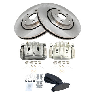 TRQ® - Performance Ceramic Brake Kit with Calipers