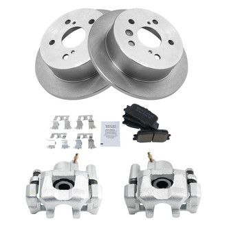 TRQ® - Disc Brake Kit with Ceramic Pads and Calipers