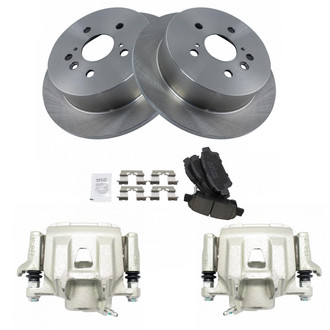 TRQ® - Rear Disc Brake Kit with Ceramic Pads and Calipers