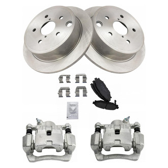 TRQ® - Disc Brake Kit with Ceramic Pads and Calipers