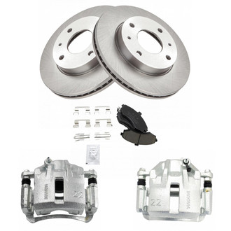 TRQ® - Front Disc Brake Kit with Ceramic Pads and Calipers