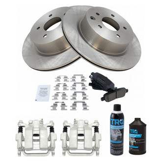 TRQ® - Rear Disc Brake Kit with Ceramic Pads and Calipers