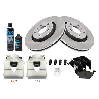 TRQ® - Performance Ceramic Front Brake Kit with Calipers