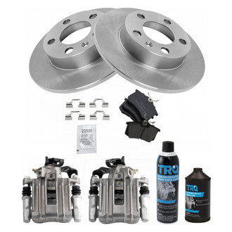 TRQ® - Rear Disc Brake Kit with Ceramic Pads and Calipers