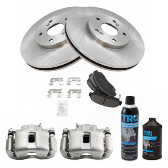 TRQ® - Front Disc Brake Kit with Ceramic Pads and Calipers
