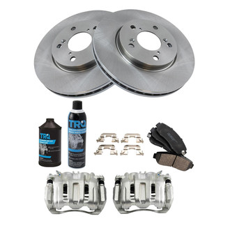 TRQ® - Front Disc Brake Kit with Ceramic Pads and Calipers