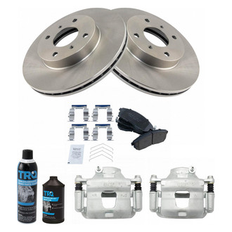 TRQ® - Performance Ceramic Front Brake Kit