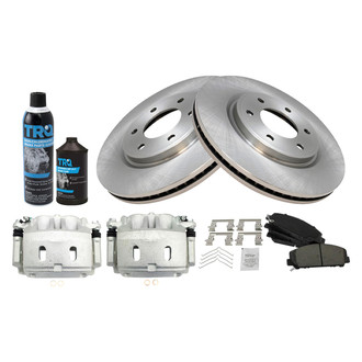 TRQ® - Performance Ceramic Front Brake Kit with Calipers