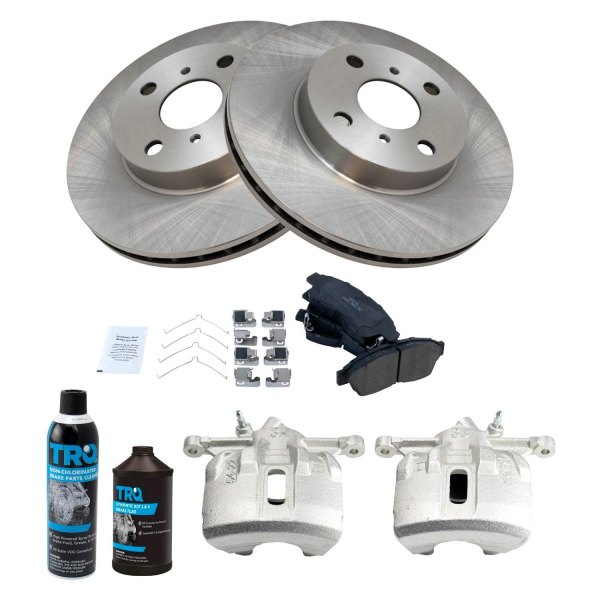 TRQ® - Performance Ceramic Front Brake Kit with Calipers