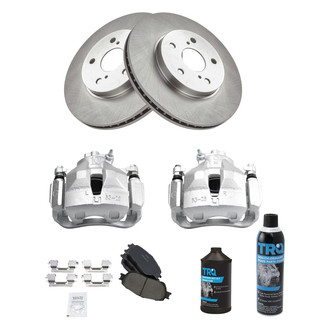 TRQ® - Front Disc Brake Kit with Ceramic Pads and Calipers