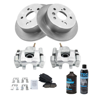 TRQ® - Rear Disc Brake Kit with Ceramic Pads and Calipers