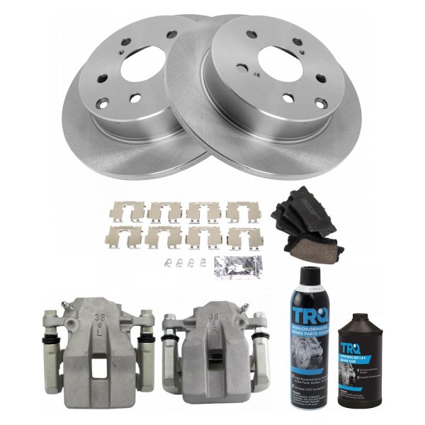 TRQ® - Rear Disc Brake Kit with Ceramic Pads and Calipers