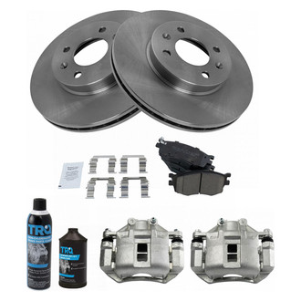 TRQ® - Performance Ceramic Front Brake Kit