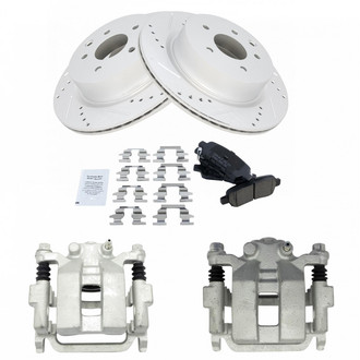 TRQ® - Performance Ceramic Brake Kit with Calipers