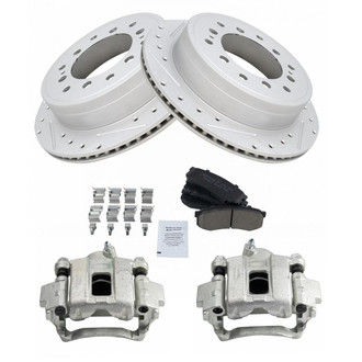TRQ® - Performance Ceramic Brake Kit with Calipers