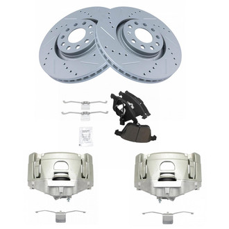 TRQ® - Performance Ceramic Brake Kit with Calipers