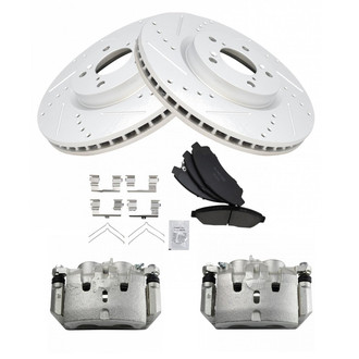TRQ® - Performance Ceramic Brake Kit with Calipers