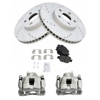 TRQ® - Performance Ceramic Brake Kit with Calipers