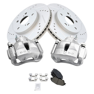TRQ® - Performance Ceramic Brake Kit with Calipers