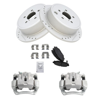 TRQ® - Performance Ceramic Brake Kit with Calipers