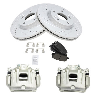 TRQ® - Performance Ceramic Brake Kit with Calipers