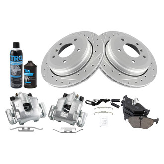 TRQ® - Performance Ceramic Rear Brake Kit with Calipers