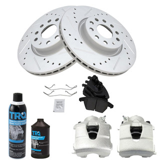 TRQ® - Performance Ceramic Brake Kit with Calipers
