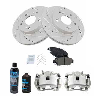 TRQ® - Performance Ceramic Front Brake Kit