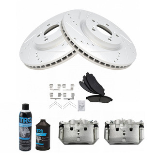 TRQ® - Performance Ceramic Front Brake Kit
