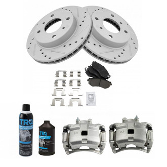 TRQ® - Performance Ceramic Front Brake Kit