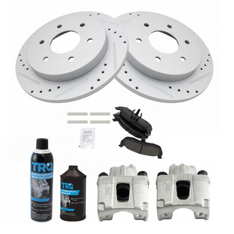 TRQ® - Performance Ceramic Rear Brake Kit