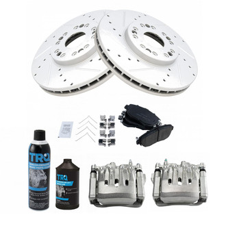 TRQ® - Performance Ceramic Front Brake Kit