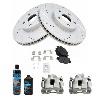 TRQ® - Performance Ceramic Front Brake Kit