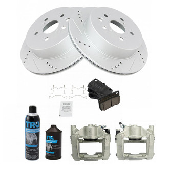 TRQ® - Performance Ceramic Rear Brake Kit
