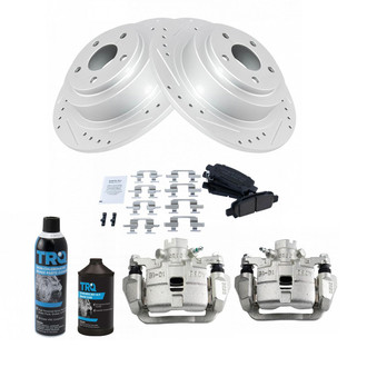 TRQ® - Performance Ceramic Rear Brake Kit