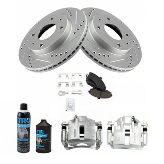 TRQ® - Performance Ceramic Front Brake Kit