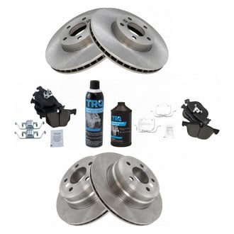 TRQ® - Front and Rear Disc Brake Kit with Ceramic Pads