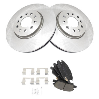 TRQ® - Front Disc Brake Kit with Ceramic Pads